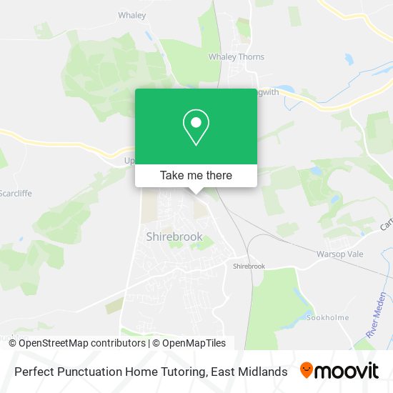 Perfect Punctuation Home Tutoring map