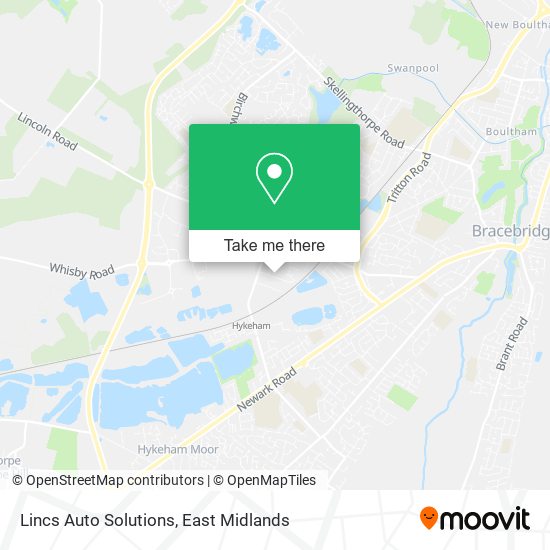 Lincs Auto Solutions map