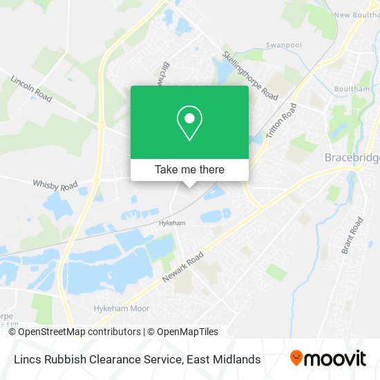 Lincs Rubbish Clearance Service map