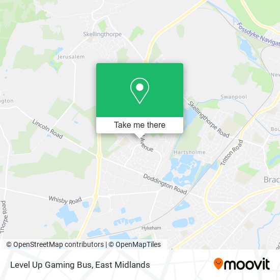 Level Up Gaming Bus map