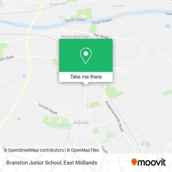 Branston Junior School map