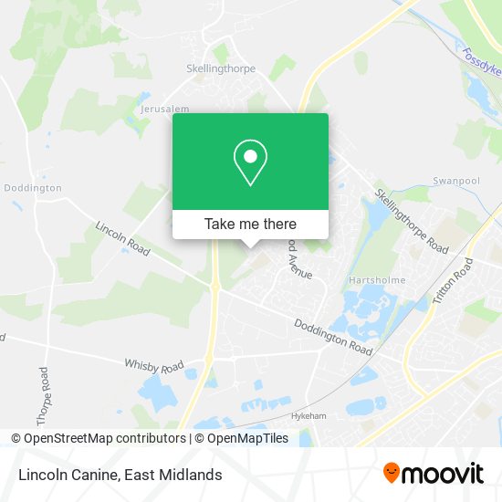 Lincoln Canine map