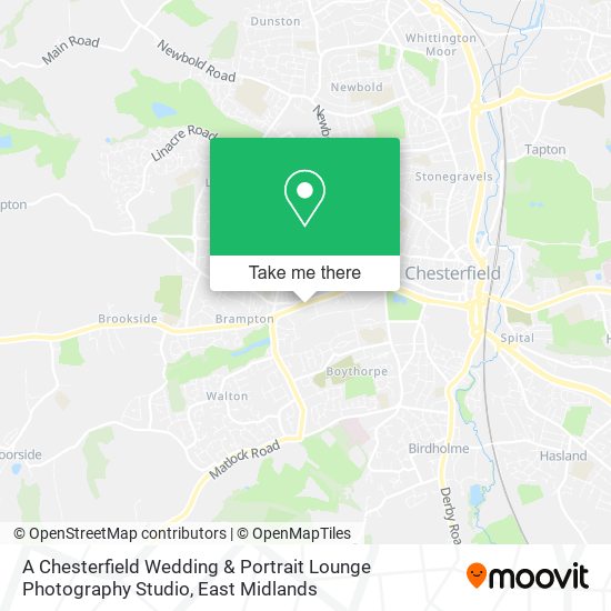 A Chesterfield Wedding & Portrait Lounge Photography Studio map