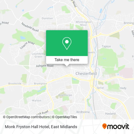 Monk Fryston Hall Hotel map