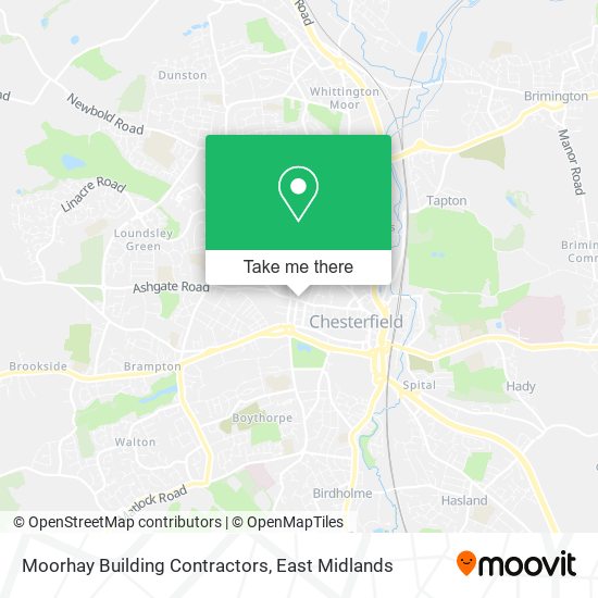 Moorhay Building Contractors map