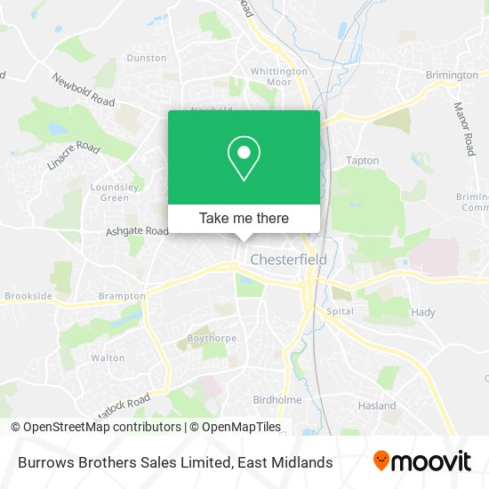 Burrows Brothers Sales Limited map