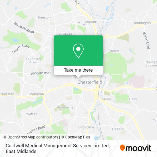 Caldwell Medical Management Services Limited map