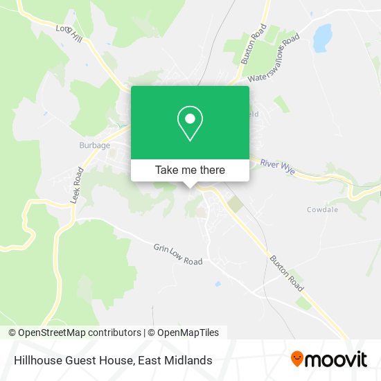 Hillhouse Guest House map