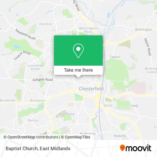 Baptist Church map