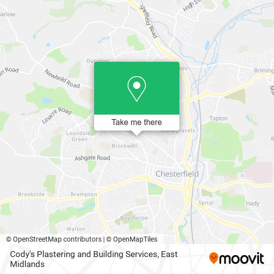 Cody's Plastering and Building Services map