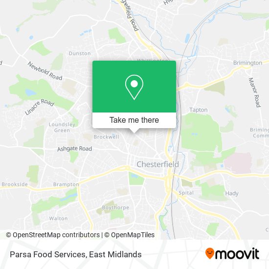 Parsa Food Services map