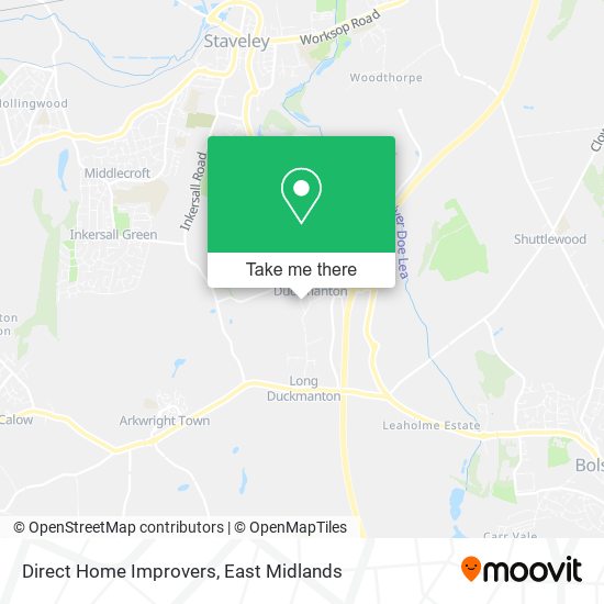 Direct Home Improvers map