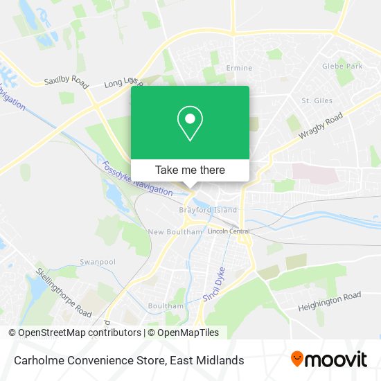 Carholme Convenience Store map