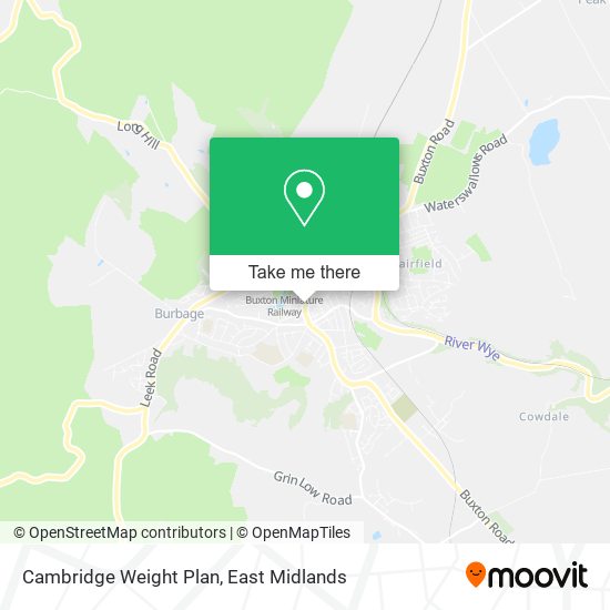 Cambridge Weight Plan map