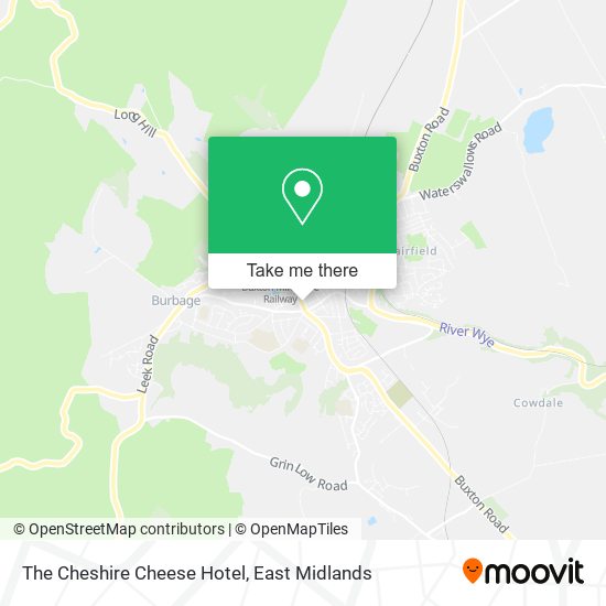 The Cheshire Cheese Hotel map