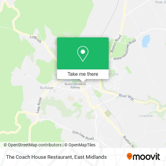 The Coach House Restaurant map