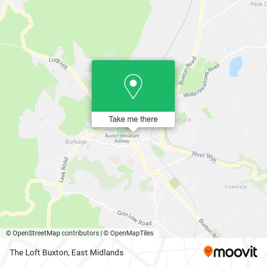 The Loft Buxton map