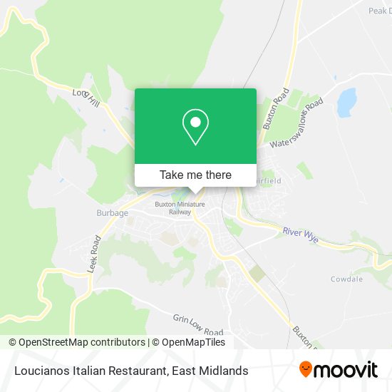 Loucianos Italian Restaurant map