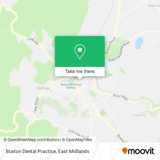 Buxton Dental Practice map