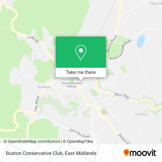 Buxton Conservative Club map
