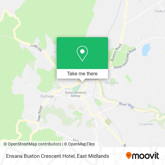 Ensana Buxton Crescent Hotel map