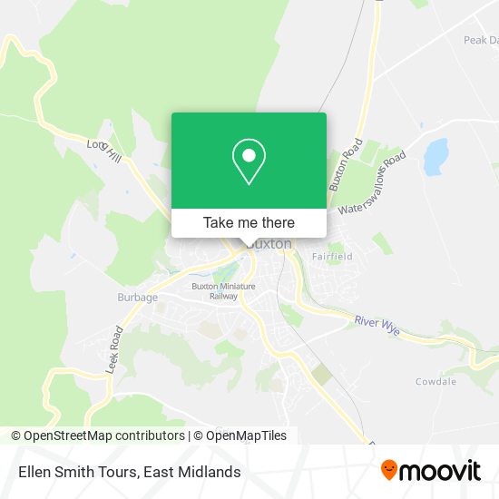Ellen Smith Tours map