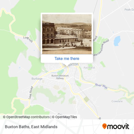 Buxton Baths map