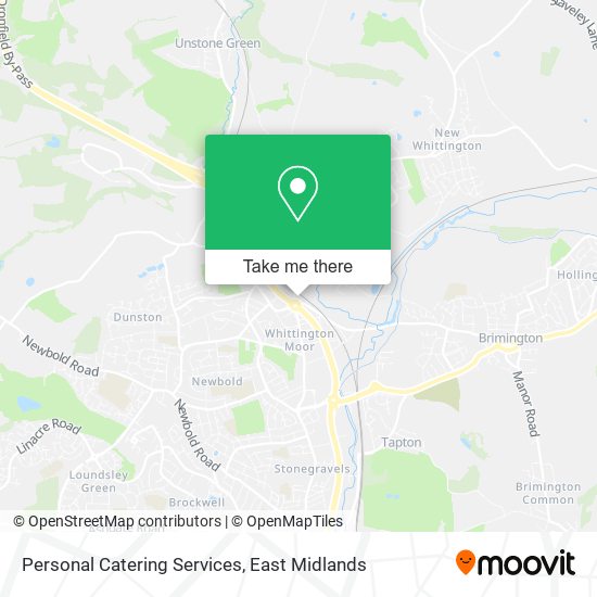 Personal Catering Services map