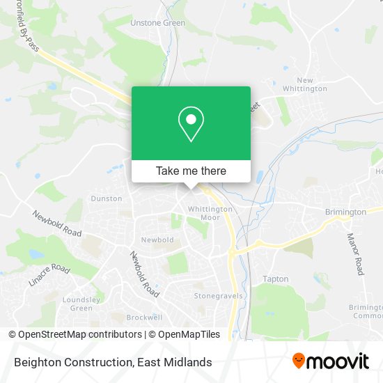 Beighton Construction map