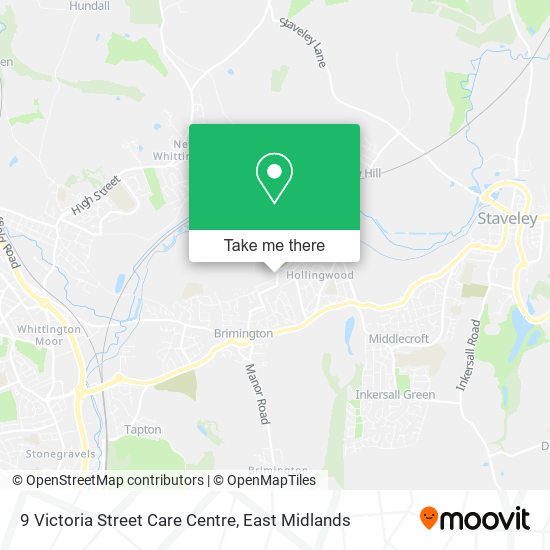 9 Victoria Street Care Centre map
