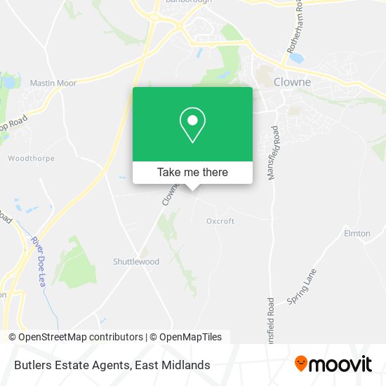 Butlers Estate Agents map