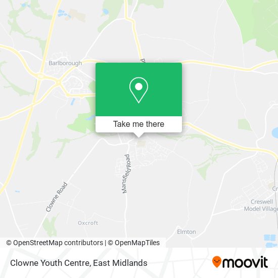 Clowne Youth Centre map