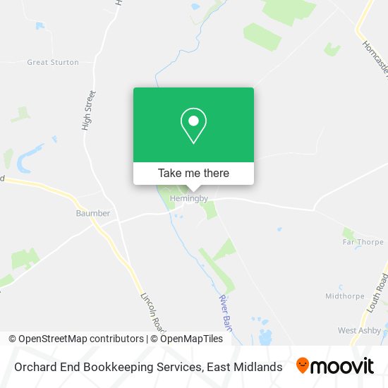 Orchard End Bookkeeping Services map