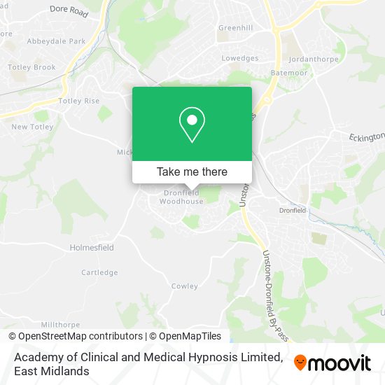 Academy of Clinical and Medical Hypnosis Limited map