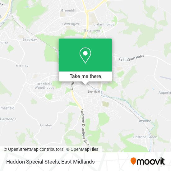 Haddon Special Steels map