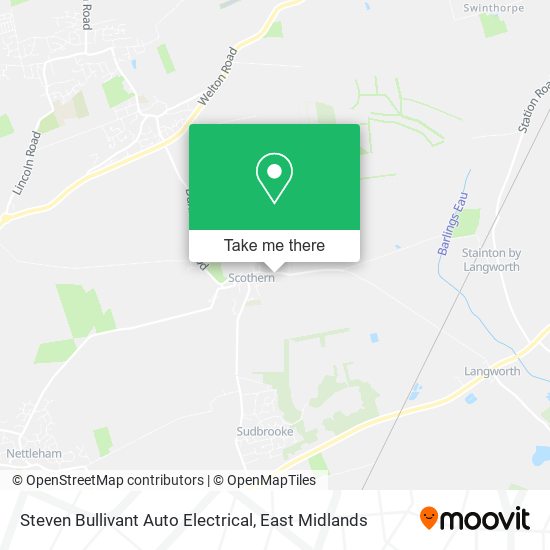 Steven Bullivant Auto Electrical map