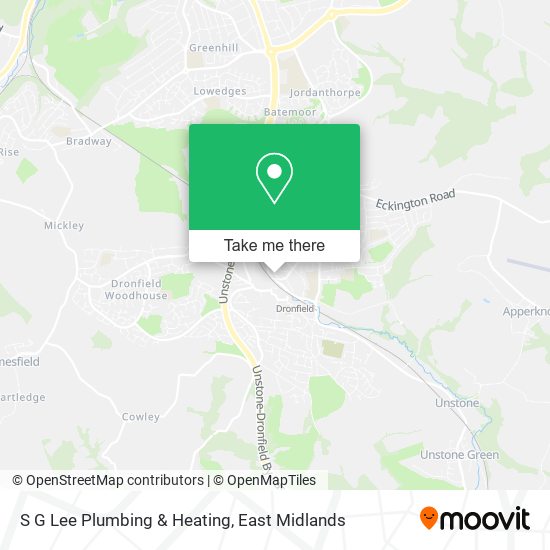 S G Lee Plumbing & Heating map