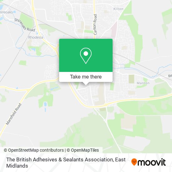 The British Adhesives & Sealants Association map