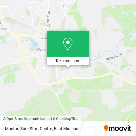 Manton Sure Start Centre map