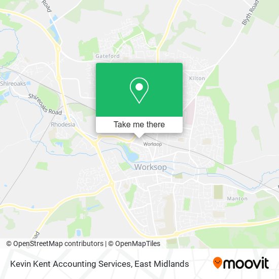 Kevin Kent Accounting Services map