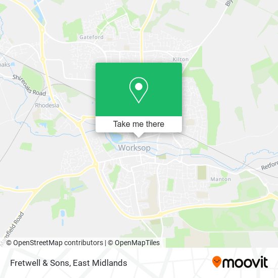 Fretwell & Sons map