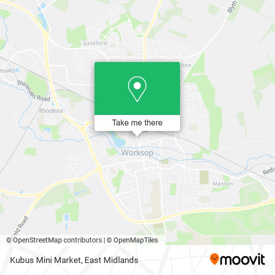 Kubus Mini Market map