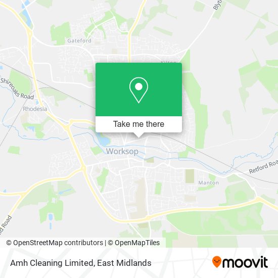 Amh Cleaning Limited map