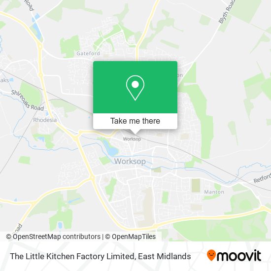 The Little Kitchen Factory Limited map