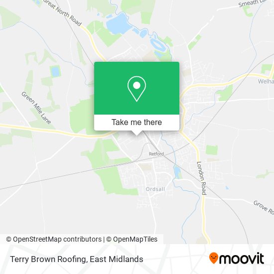 Terry Brown Roofing map
