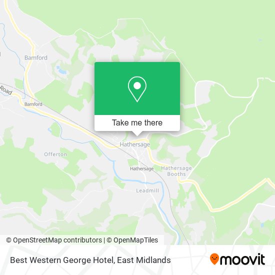 Best Western George Hotel map