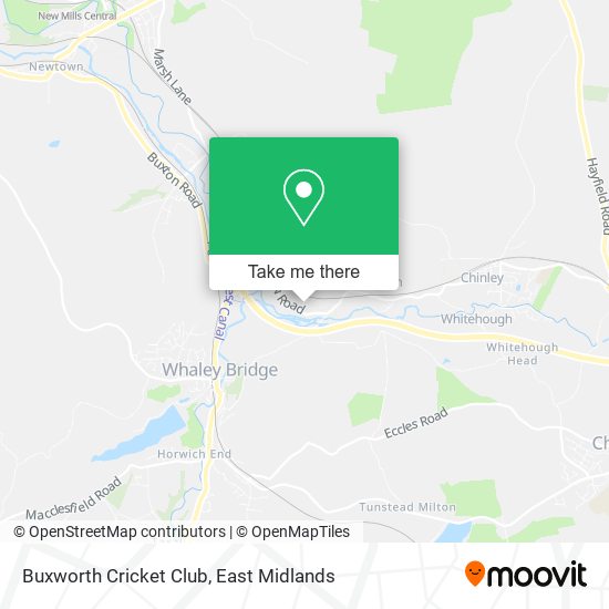 Buxworth Cricket Club map