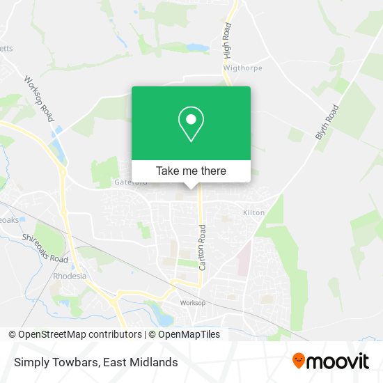 Simply Towbars map