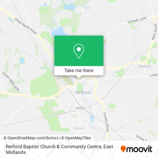 Retford Baptist Church & Community Centre map
