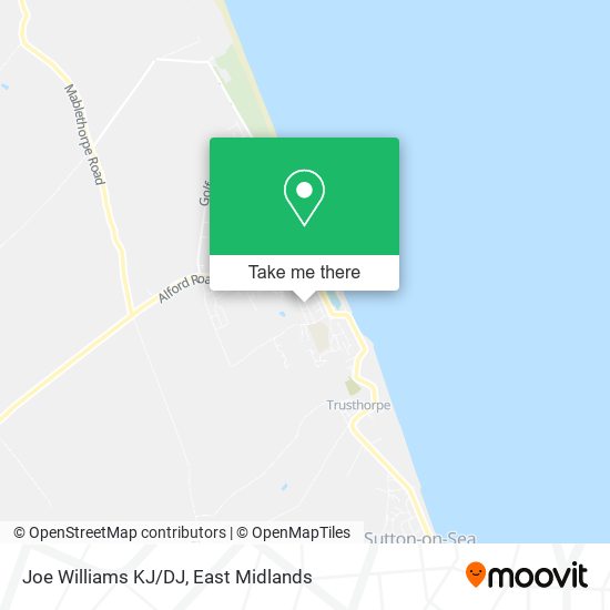 Joe Williams KJ/DJ map
